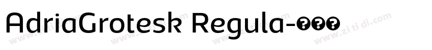 AdriaGrotesk Regula字体转换 AdriaGrotesk Regula字体转换